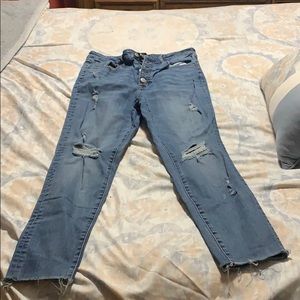 Aeropostale button fly  super high rise jeans